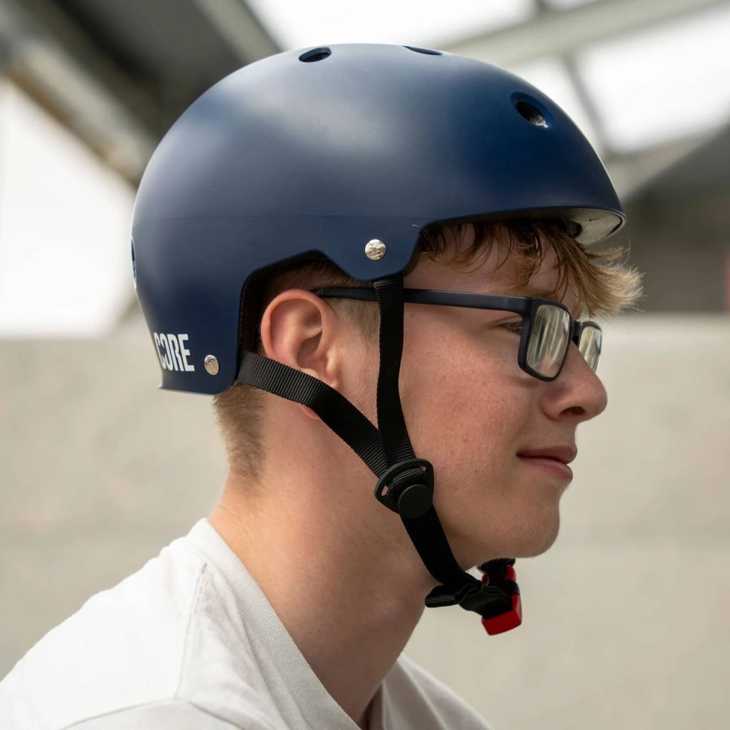 CORE - Action Helmet - Navy Blue - helma  na freestyle koloběžky